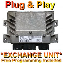 Ford Fiesta ECU S180047018B | V2BB | AV21-12A650-BB | EMS2102 |  Plug+Play  Exchange unit