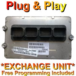 Chrysler PT Cruiser 2.4 ECU P05033518AF | Plug+Play Exchange unit