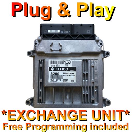 Kia / Hyundai ECU 39110-03145 | 9030933200KK | GPA-842DFS2-5000 | *Plug & Play* Exchange unit (Free Programming BY POST)
