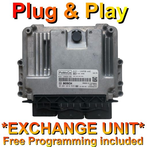 Ford Fiesta ECU 0281019533 | BV21-12A650-AAE | EDC17 | *Plug & Play* Exchange unit (Free Programming BY POST)