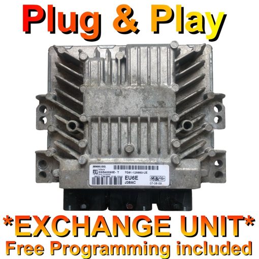 Ford Mondeo 1.8 ECU 5WS40595E-T | 7G91-12A650-UE | EU6E | SID206 | *Plug & Play* Exchange unit (Free Programming BY POST)
