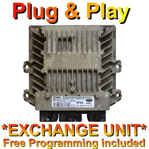 Ford ECU 5WS40432A-T | 7S61-12A650-BA | 3FAA | SID804 | *Plug & Play *Exchange unit - Free Programming - BY POST!