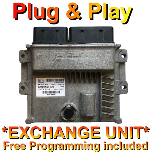 Peugeot Citroen ECU 9810764880 | HW9804828580 | 28447158 | DCM6.2A | *Plug & Play* Exchange unit (Free Programming – BY POST!)