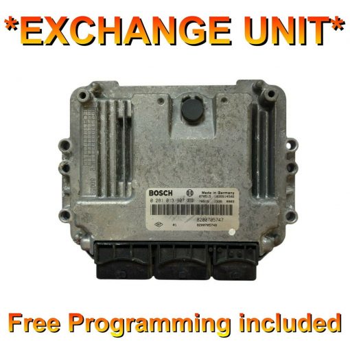 Renault Megane 1.9DCi ECU 0281013907 | 8200705747 | 8200705748 | *Plug & Play* Exchange unit (Free Programming BY POST)