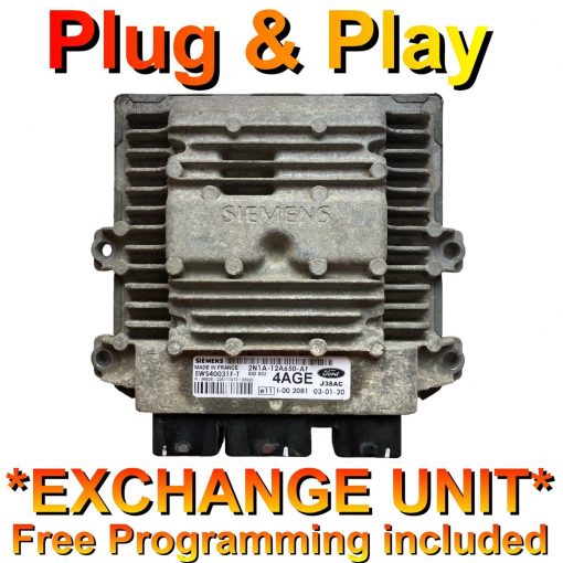 Ford Fusion ECU 5WS40031F-T | 2N1A-12A650-AF | 4AGE | SID802 | *Plug & Play* Exchange unit (Free Programming)
