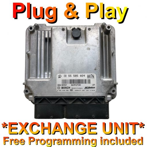 Vauxhall Opel Insignia ECU 0281018769 | 55585024 | AA7N | *Plug & Play* Exchange unit (Free Programming BY POST)