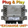 Ford Fiesta ECU S180047002D | 0SAD | 8V21-12A650-SD | EMS2102 | Plug+Play Exchange unit