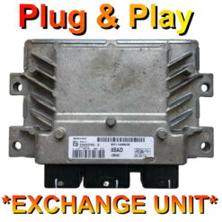 Ford Fiesta ECU S180047002D | 0SAD | 8V21-12A650-SD | EMS2102 | Plug+Play Exchange unit
