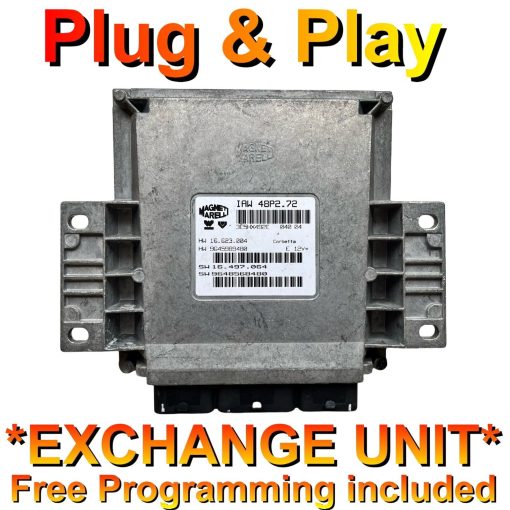 Peugeot Citroen ECU IAW48P2.72 | HW9645989480 | SW9648568480 | *Plug & Play* Exchange unit (Free Programming BY POST)