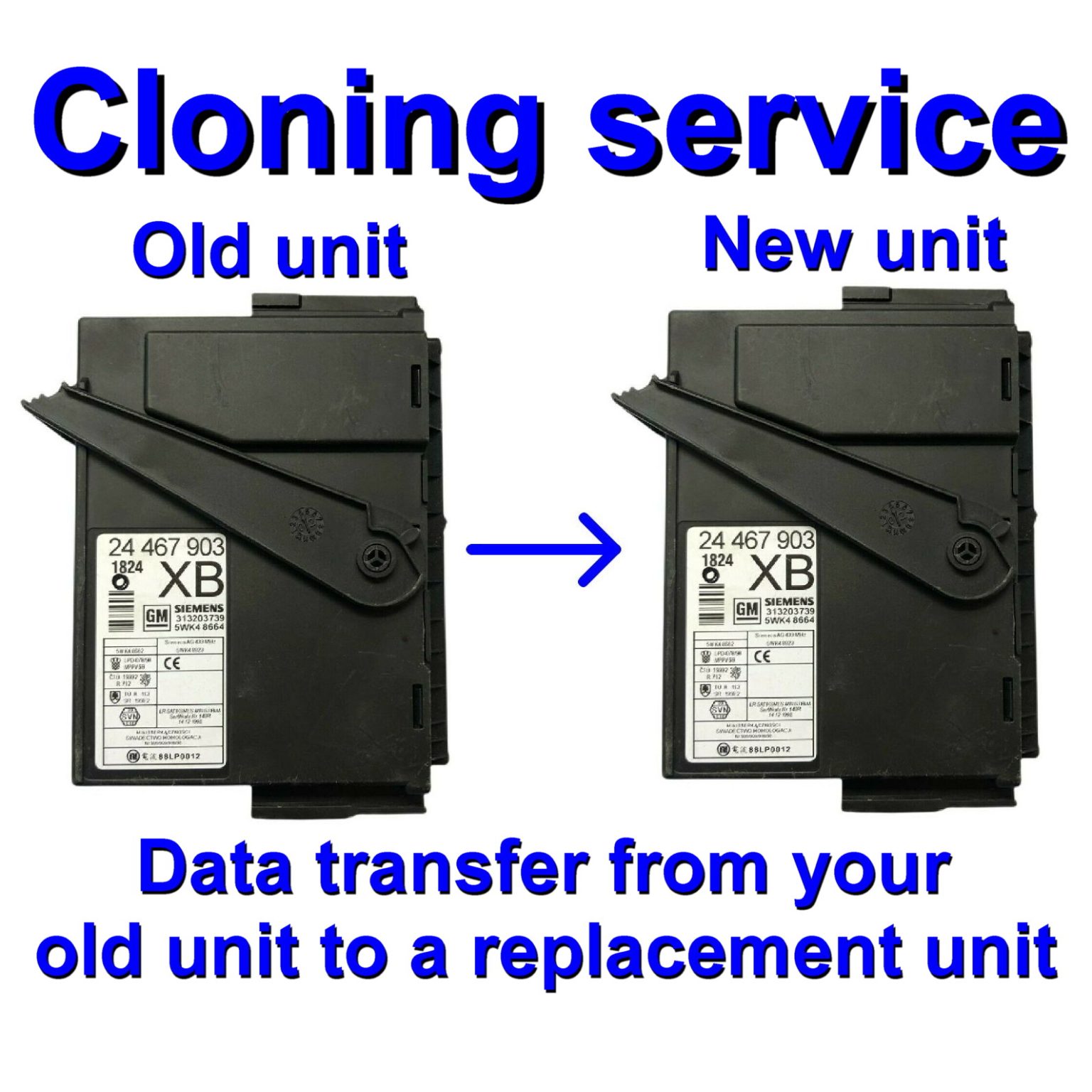 Vauxhall Opel Corsa C Body Control Module / BCM - Programming Service ...