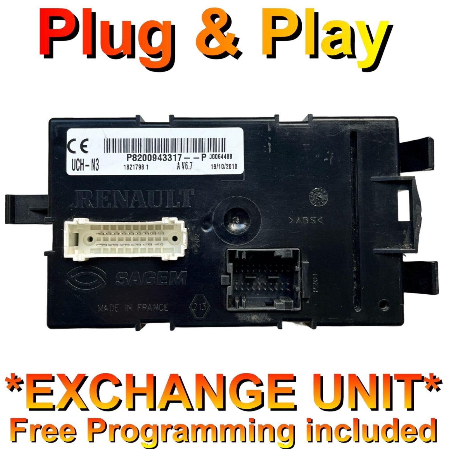 Renault Master Vauxhall Vivaro BCM P8200943317P AV6.7 UCHN3