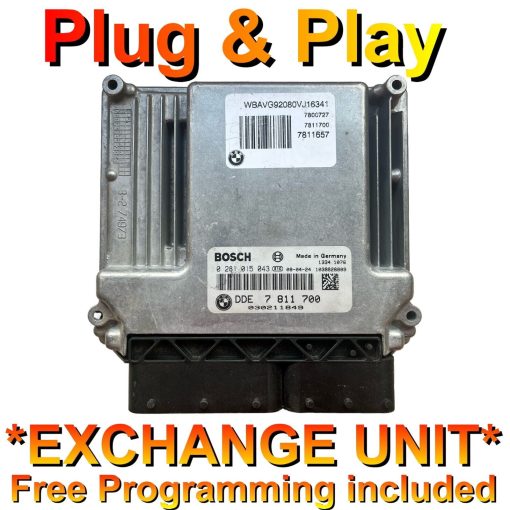 BMW 3 Series ECU 0281015043 | DDE7811700 | *Plug & Play* Exchange unit (Free Programming BY POST)