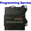 Fiat 500 Airbag ECU Continental Part number: 51963734 | A2C91736801 Programming / repair service