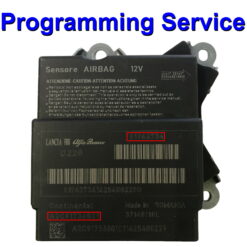 Fiat 500 Airbag ECU Continental Part number: 51963734 | A2C91736801 Programming / repair service