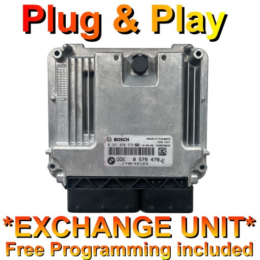 BMW ECU Bosch 0281030978 | DDE8579478 | *Plug & Play* Exchange unit (Free Programming BY POST)