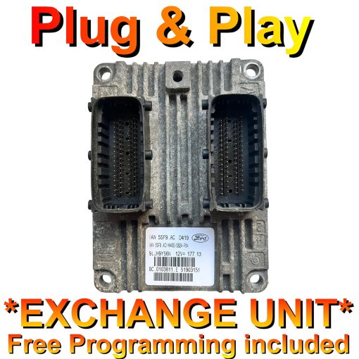 FORD KA ECU IAW5SF9.AC | 51903151 | HW405 | *Plug & Play* Exchange unit (Free Programming BY POST)