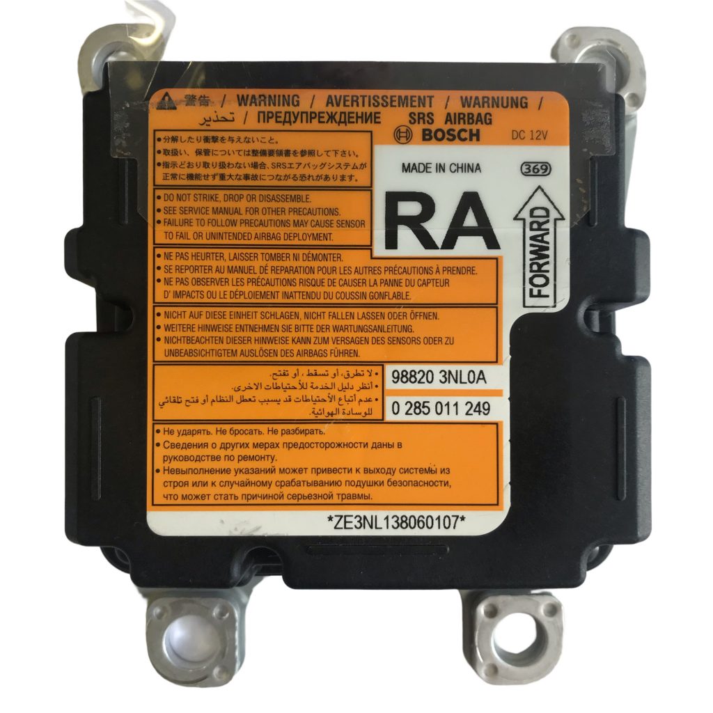 Nissan Leaf Airbag ECU Bosch 0285011249 988203NL0A Programming