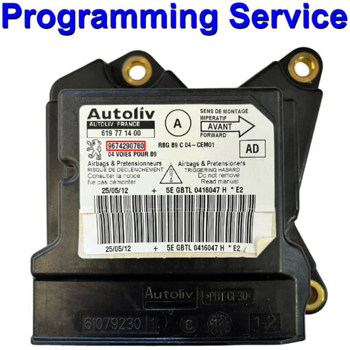 Peugeot Partner/Berlingo MK2 1.6 HDI Airbag ECU 619771400 | 9674290780 | Programming / Reset / Repair Service