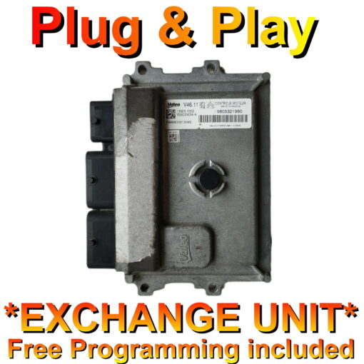 Peugeot ECU 9805321980 | HW9800913080 | V46.11 | *Plug & Play* Exchange unit (Free Programming BY POST)