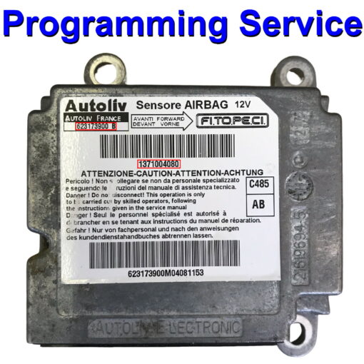 Peugeot Bipper - Fiat Fiorino Airbag ECU Autoliv 623173900B | 1371004080 | Programming / Reset / Repair Service