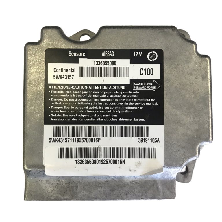 Peugeot Fiat Citroen Boxer Ducato Relay Airbag ECU 5WK43157 1336355080