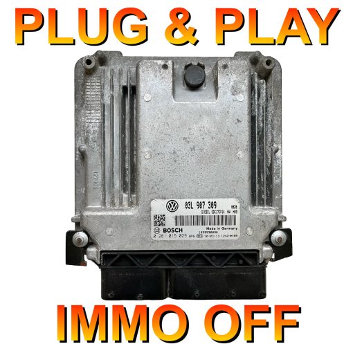 VW Audi Seat Skoda ECU Bosch 0281015029 | 03L907309 | EDC17CP14 | *Plug & Play* Immo off 'Free running'