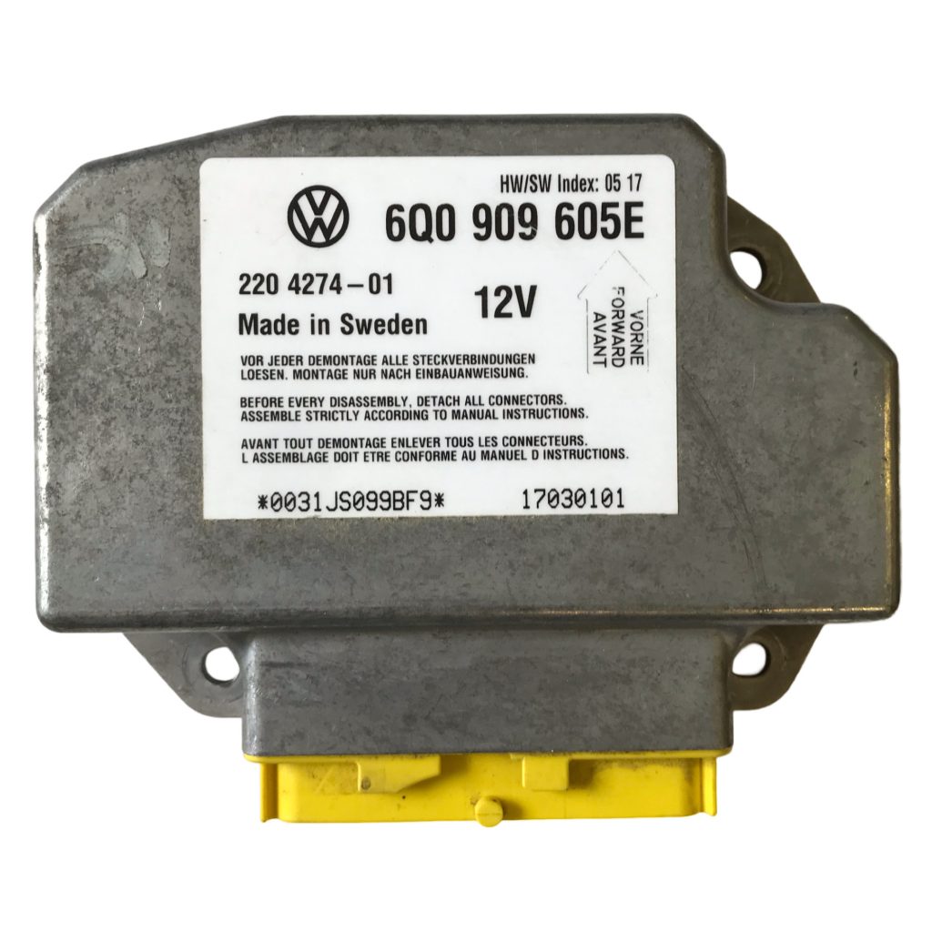 VW Beetle Airbag ECU 6Q0909605E Programming / Reset / Repair Service