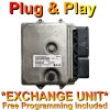 FIAT ECU MJD8F3.F6 | 55246587 | HW10P | *Plug & Play* Exchange unit (Free Programming BY POST)
