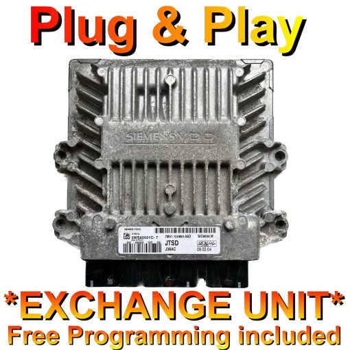 Ford Focus ECU Siemens 5WS40551C-T | 7M51-12A650-ASD | JTSD | SID803A | *Plug & Play* Exchange unit (Free Programming)