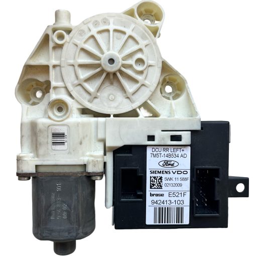 Ford Focus Rear Left Passenger Side Window Motor Module 5WK11588F | 7M5T-14B534AD