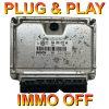 VW Golf ECU Bosch 0261206436 | 06A906032AR | ME7.5 | *Plug & Play* Immo off 'Free running'