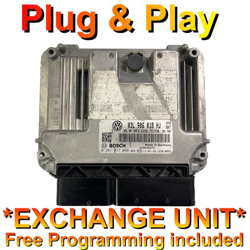 VW Sharan ECU Bosch 0281017096 | 03L906018HJ | EDC17C46 | *Plug & Play* Exchange unit (Free Programming BY POST)
