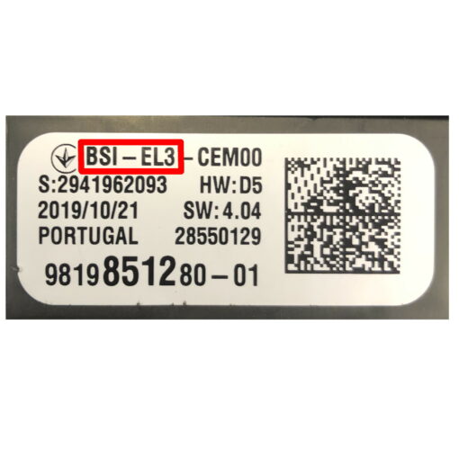 Vauxhall Grandland X - Crossland X Delphi BSI-EL3 | BSI / BCM (Body Control Module) | Programming Service - Image 3