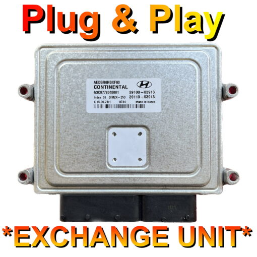 Hyundai ECU Continental | SIM2K-253 | 39100-03913 | Plug+Play Exchange unit