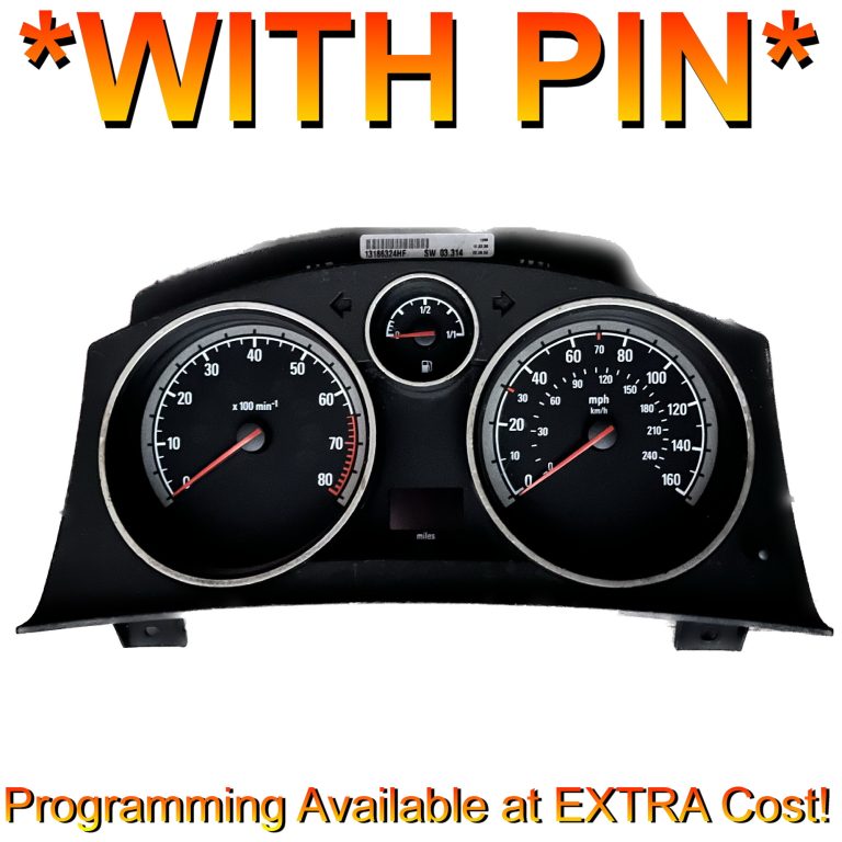 Vauxhall Opel Astra H Instrument Cluster / Clocks 13186324HF *WITH