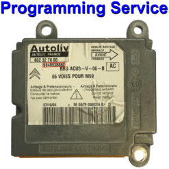 Peugeot Partner - Citroen Berlingo Airbag ECU Autoliv 602327600 | 9648938880 | Programming / Reset / Repair Service