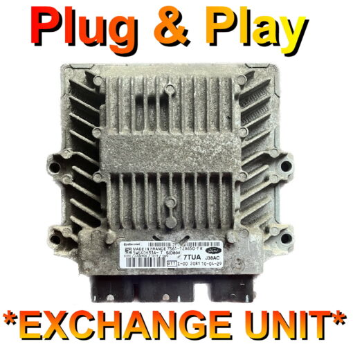 Ford Fusion ECU Siemens 5WS40633A-T | 7S61-12A650-FA | 7TUA | SID804 | Plug+Play Exchange unit