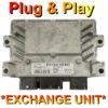 Ford Fiesta ECU Continental EMS2102 | S180047003E | 8V21-12A650-TE | 0TAE | Plug+Play Exchange unit