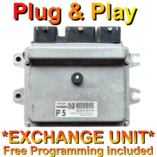 Nissan ECU MEC93-470 | P5 | *Plug & Play* Exchange unit (Free Programming BY POST)