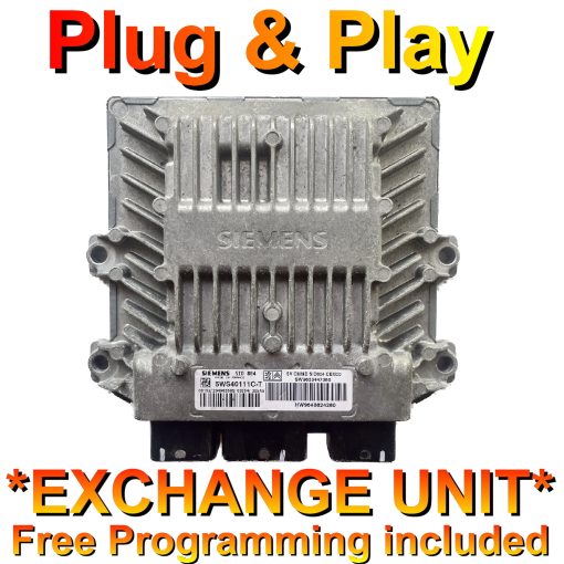Citroen C3 1.4 HDI ECU Siemens 5WS40111C-T | SW9653447380 | HW9648624280 | SID804 | *Plug & Play* Exchange unit (Free Programming BY POST)