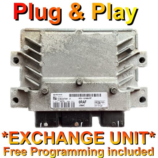 Ford Fiesta ECU S180047001 | 0RAF | 8V21-12A650-RF | EMS2102 | *Plug & Play* Exchange unit