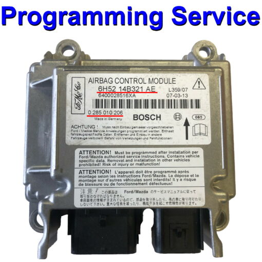 Landrover Freelander Airbag ECU Bosch 0285010206 | 6H52-14B321-AE | Programming / Reset / Repair Service