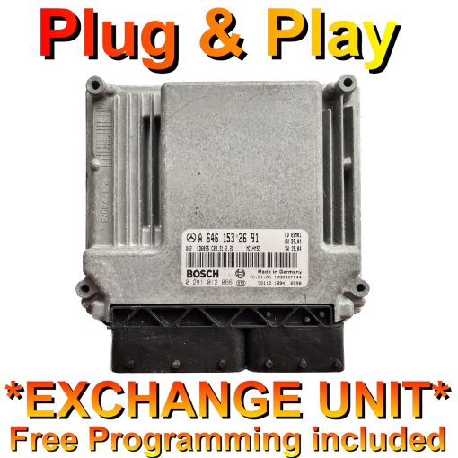 Mercedes ECU A6461532691 | 0281012066 | CR3.31 | *Plug & Play* Exchange unit (Free Programming BY POST)