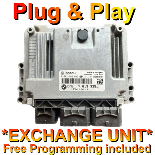 BMW Mini Cooper ECU Bosch 0261S06662 | DME7619335 | MEV17.2.2 | *Plug & Play* Exchange unit (Free Programming BY POST)