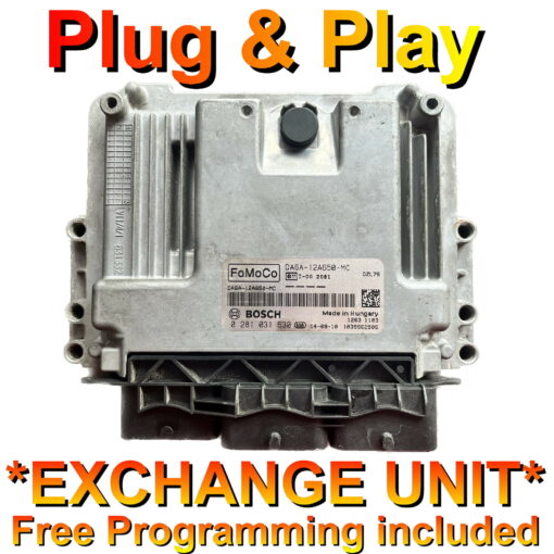 Ford Fiesta ECU Bosch 0281031530 | DA6A-12A650-MC | EDC17C10 | *Plug & Play* Exchange unit (Free Programming BY POST)
