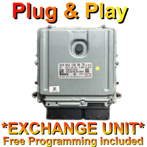 Mercedes CLS ECU Bosch 0281013704 | A6421509078 | CR4.12 | *Plug & Play* Exchange unit (Free Programming BY POST)