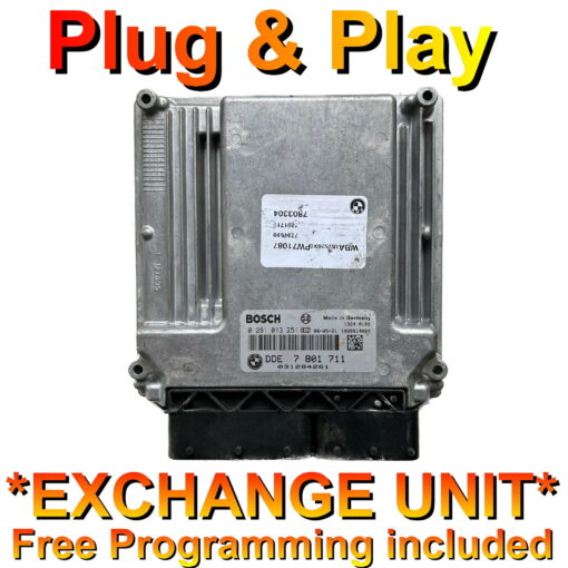 BMW 5 Series ECU Bosch 0281013251 | DDE7801711 | EDC16C35 | *Plug & Play* Exchange unit (Free Programming BY POST)