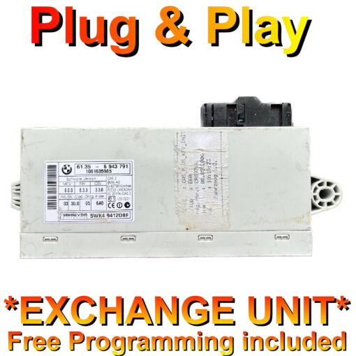 BMW 3 Series CAS2 5WK494120BF | 61.35-6943791 | *Plug & Play* Exchange unit (Free Programming BY POST)