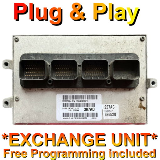 Chrysler / Jeep Cherokee ECU P56044397AD | *Plug & Play* Exchange unit (Free Programming BY POST)