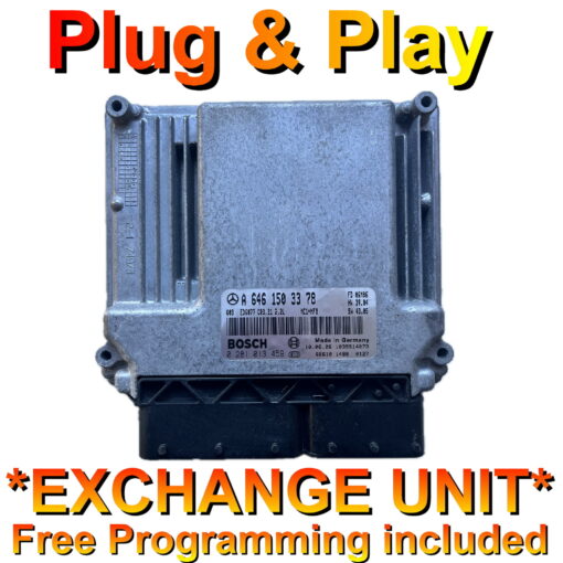 Mercedes Vito ECU Bosch 0281013459 | A6461503378 | CR3.31 | EDC16C2 | *Plug & Play* Exchange unit (Free Programming BY POST)